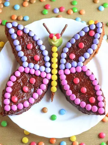 Gâteau d'anniversaire papillon