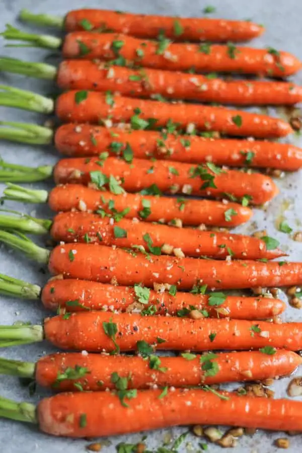 carottes rôties au four